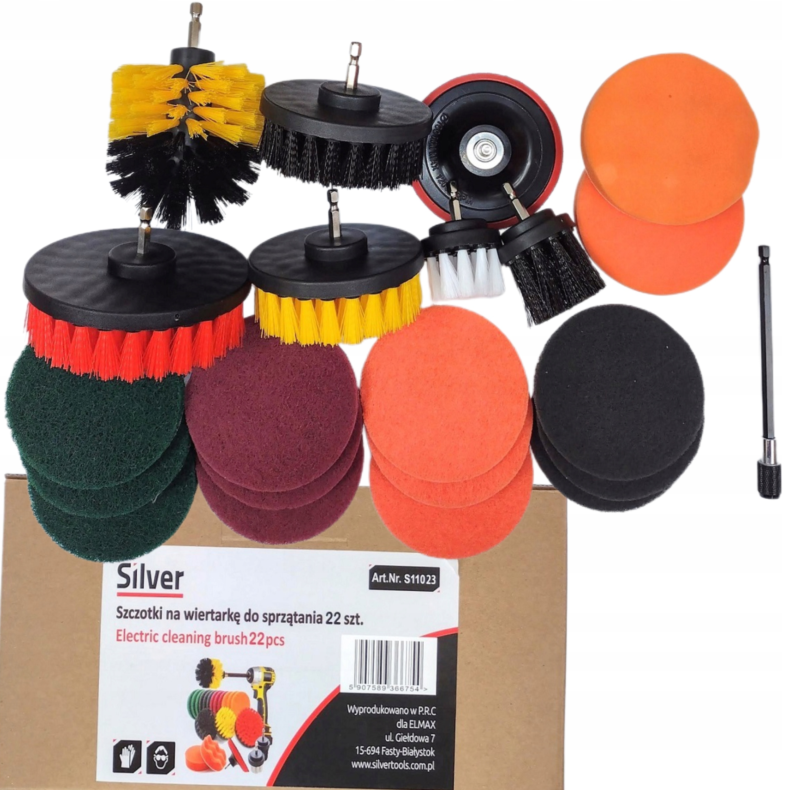 

Szczotki Sprzątające Na Wiertarkę Wkrętarkę 22szt