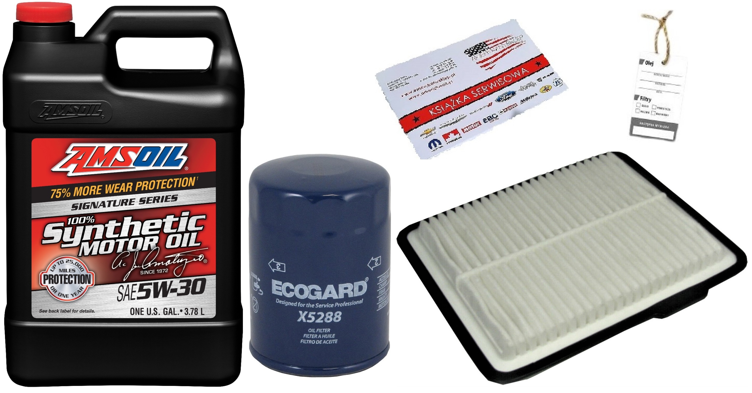 AMSOIL 5W30 3,8L + FILTRY CHEVY MALIBU 3,5 09-10