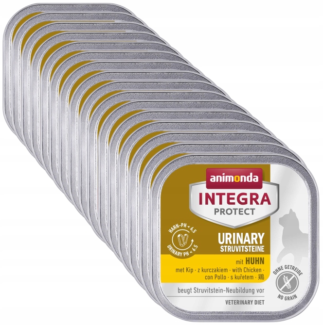 Levně Animonda Integra Urinary Struvite – Kuře (onemocnění močových cest) 16x100 g