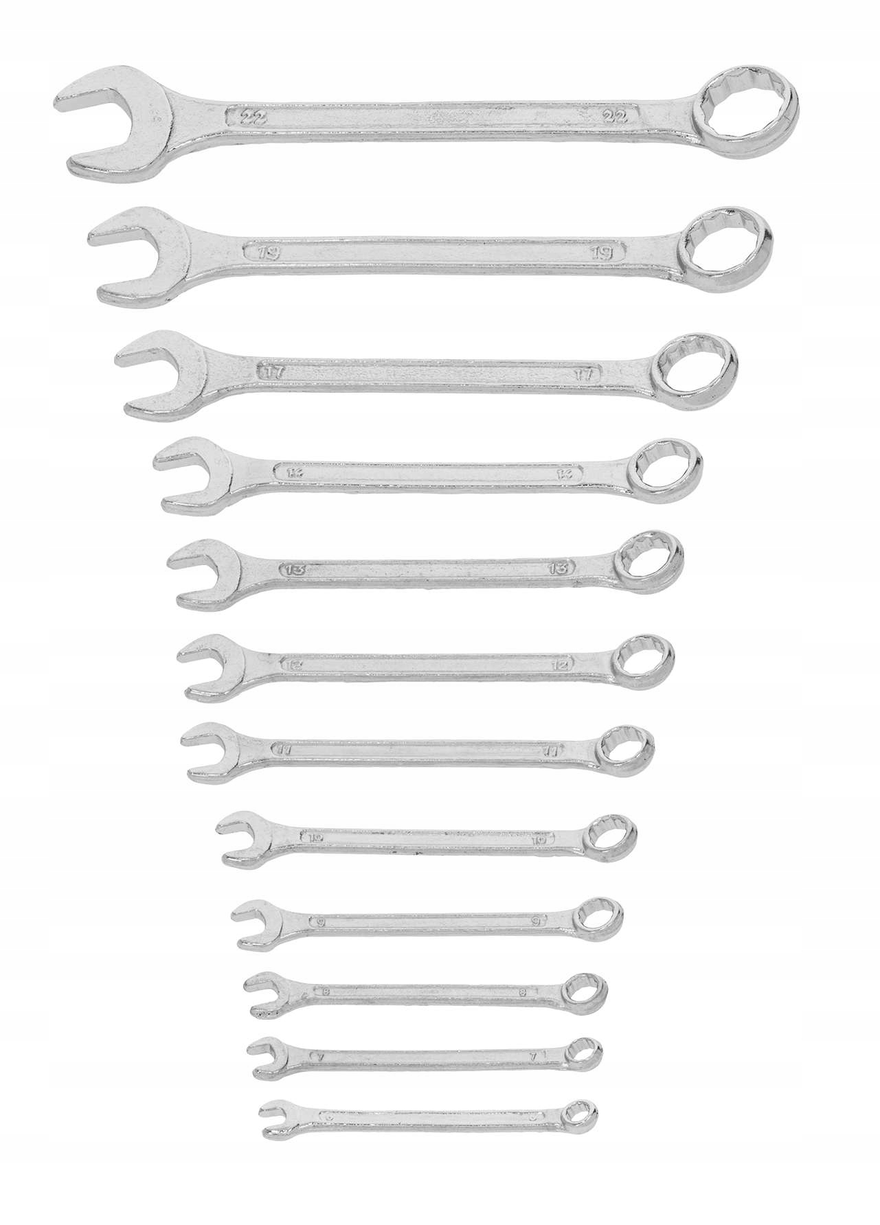 Klucze oczkowo-płaskie 12 el 6-22mm 35012H