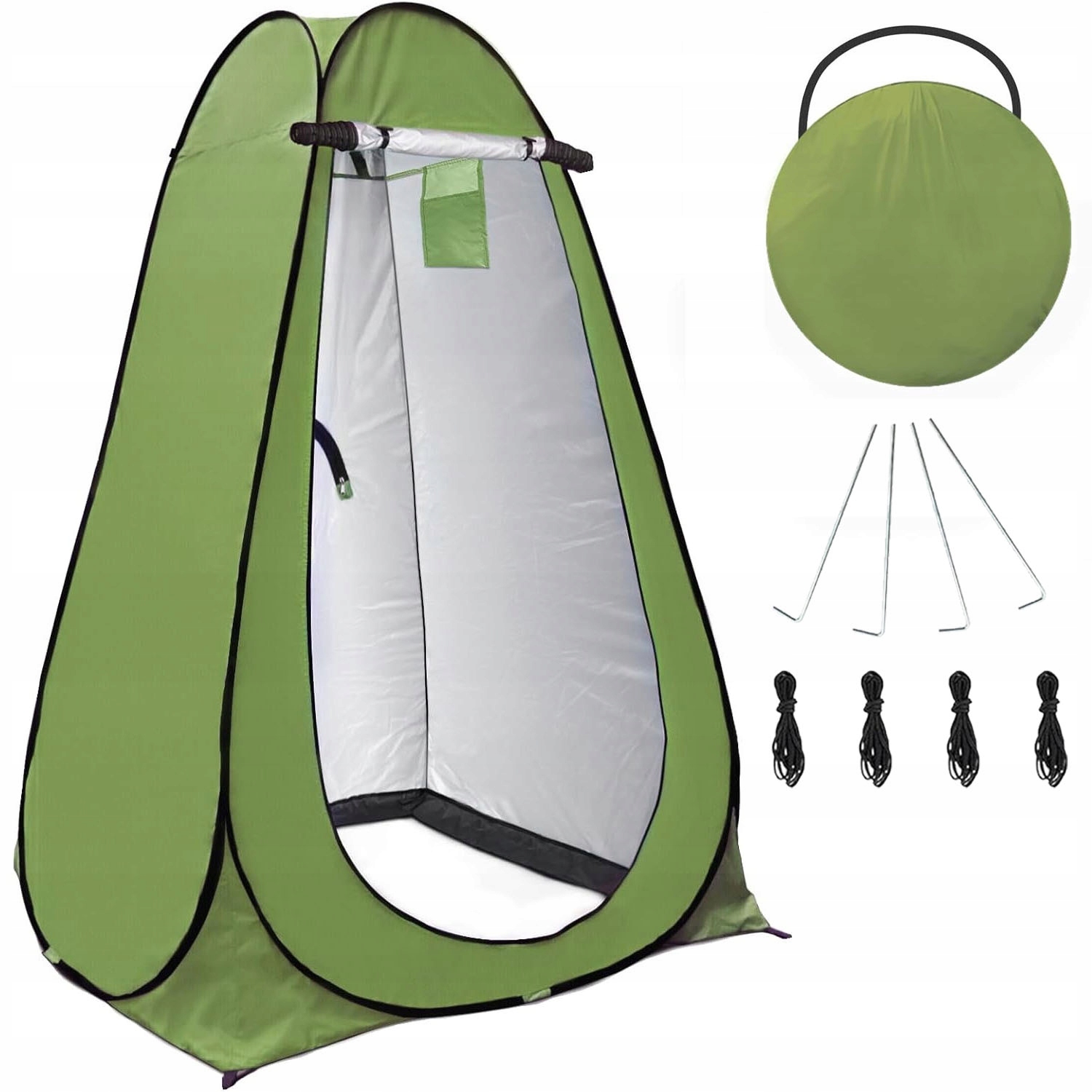 Stan Turistická převlékárna Přenosná sprcha Wc Zelená Pop-up Bedee