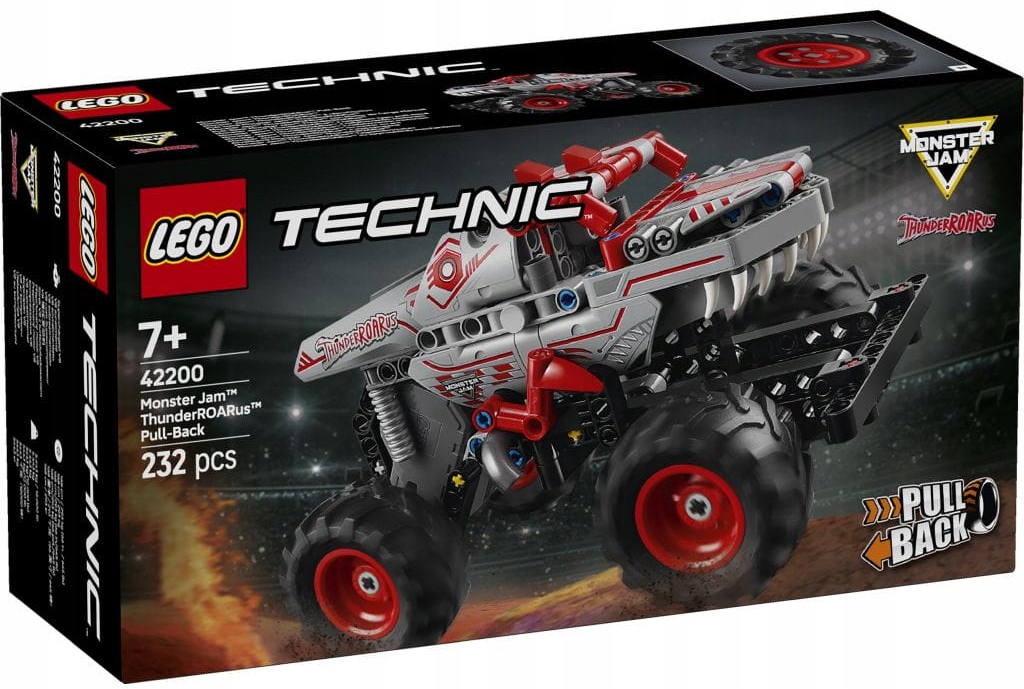 Lego Technic Monster Jam Thunderroarus Pull-back Sada Kostek 42200