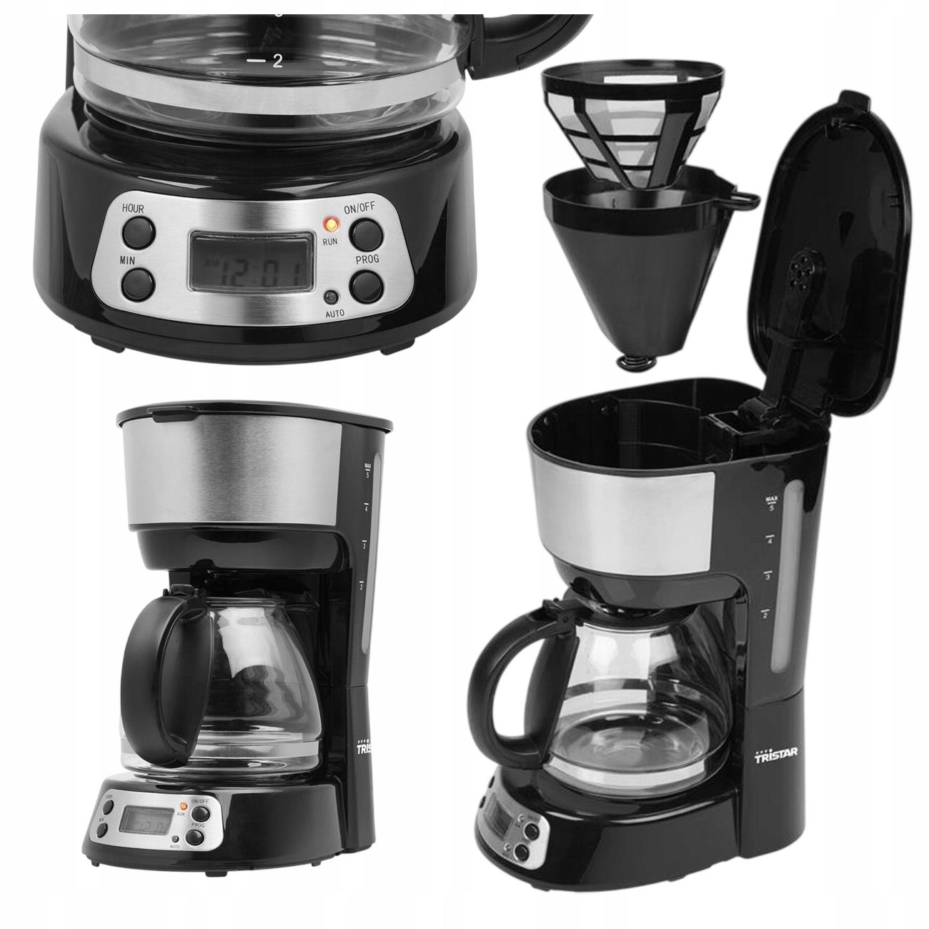 Automatický Automatický Kávovar Tristar CM-1284 600 W Bílý