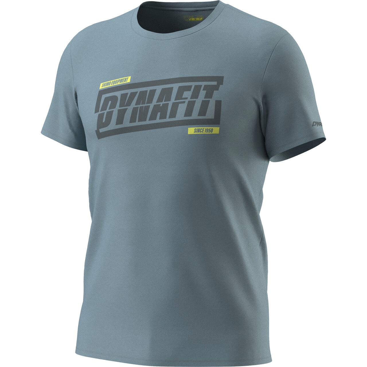 Pánské bavlněné Tričko s grafikou Dynafit 3161, kouřově modré, XXL