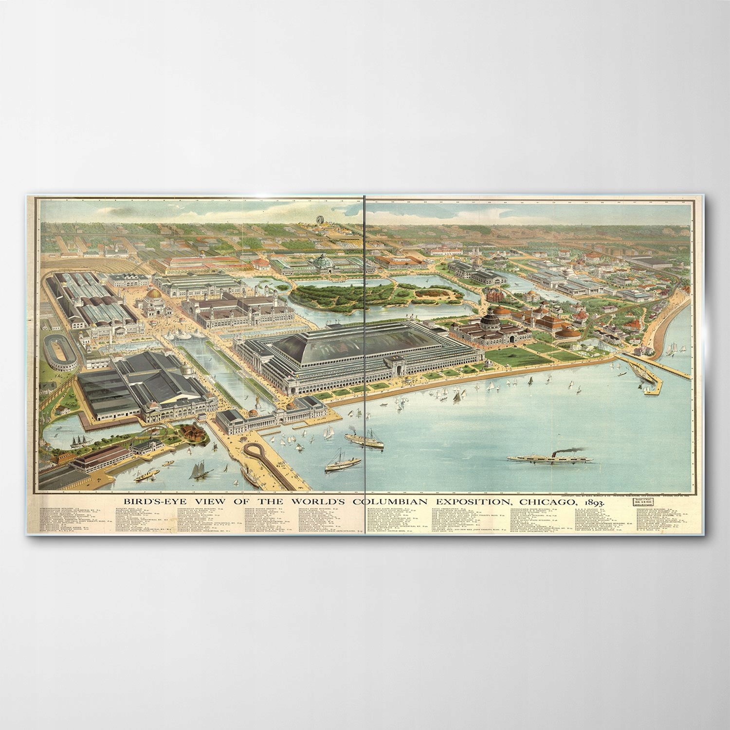 

Hartowany Obraz Szklany Kolumbia Vintage 140x70