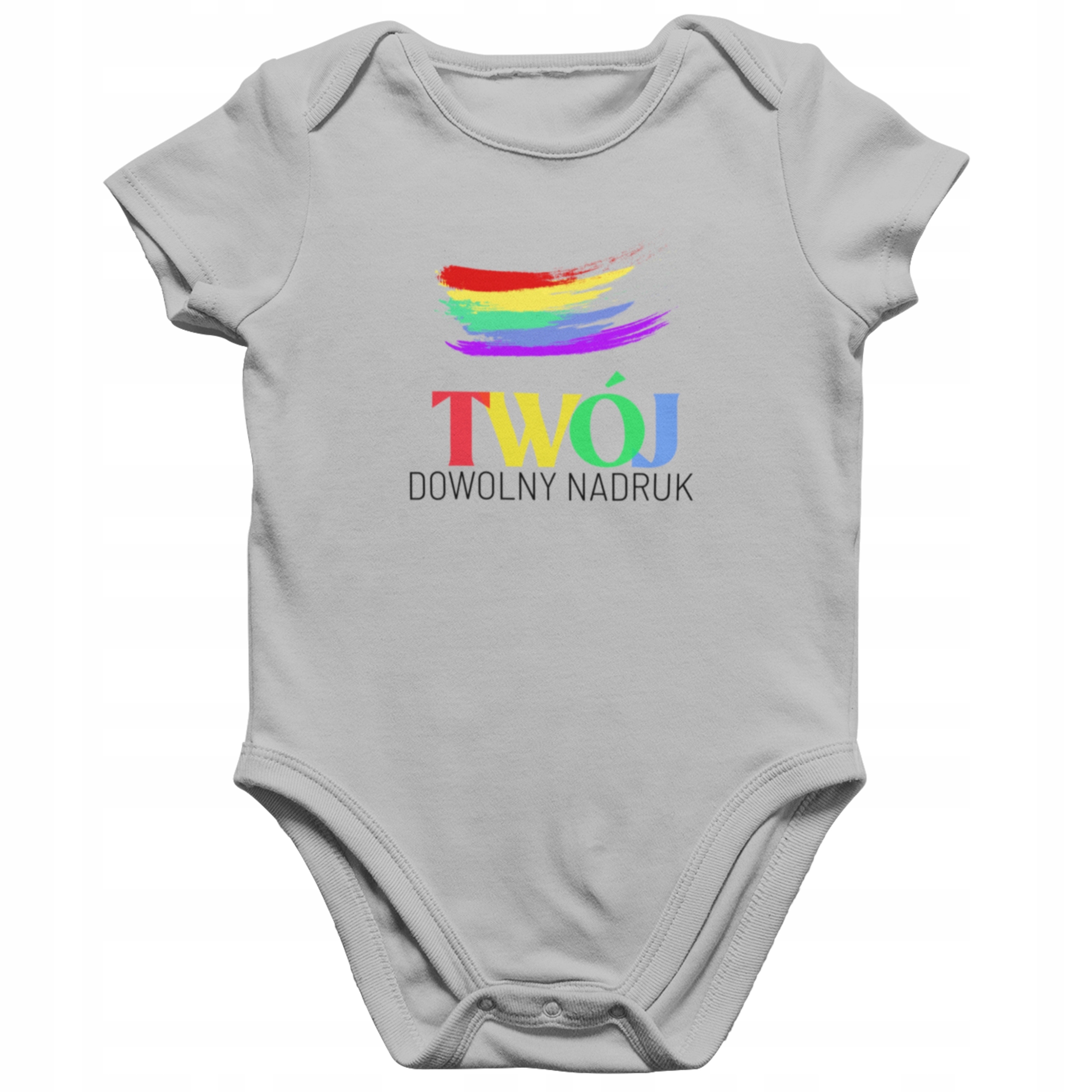 POLSKIE BABY BODY DZIECIĘCE Z TWOIM NADRUKIEM LOGO Bohater Inny