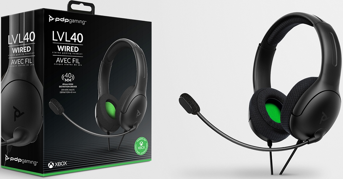 XBOX ONE STEREO HEADSET LVL40 BLACK Kod producenta 048-141-EU