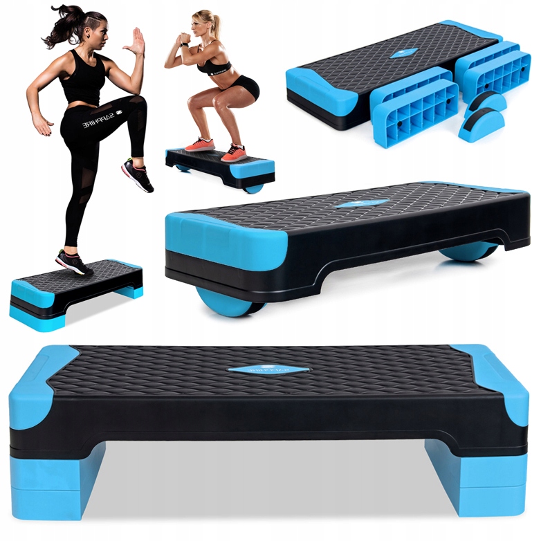Step Schodek fitness do aerobiku 3 Stopniowy regulowany Trener Równowagi