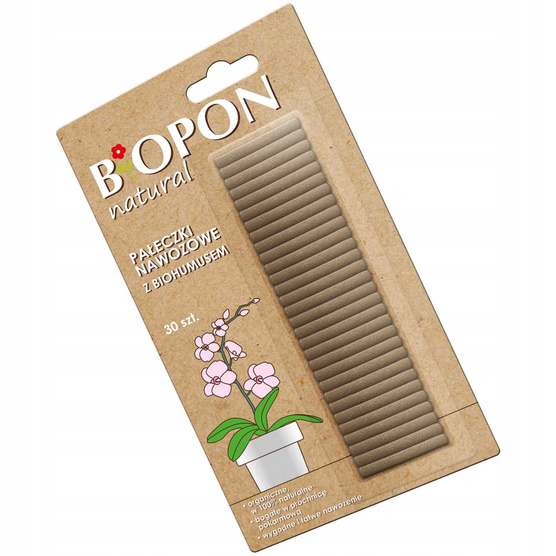 

Biopon Pałeczki Nawozowe Z Biohumusem 30 szt.