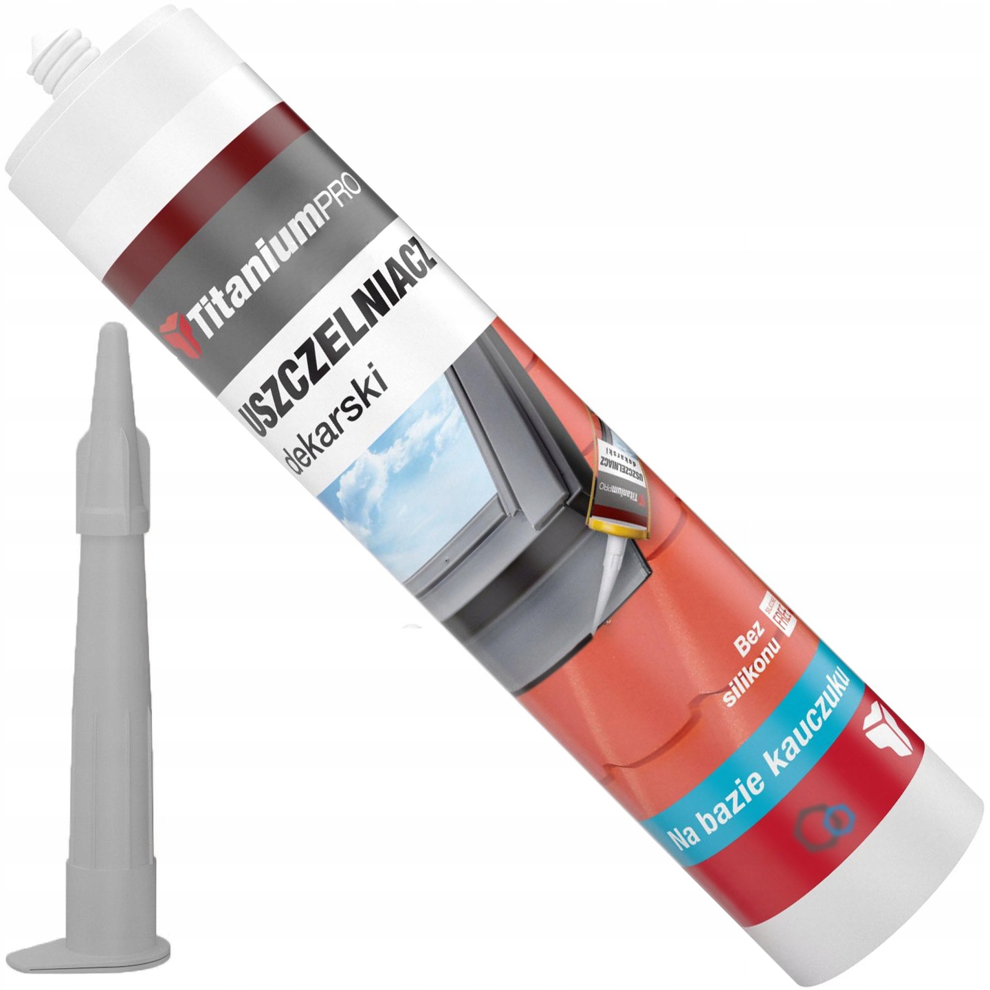 

Uszczelniacz Dekarski Szary 300ML TitaniumPRO