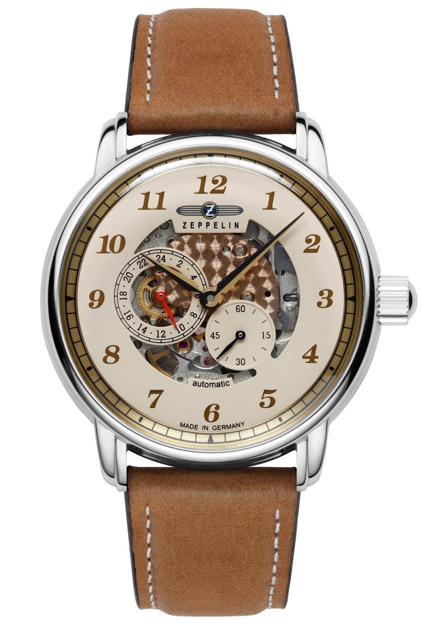 Nové Originální Pánské hodinky Zeppelin New Captain's Line 8658-5 Automatic