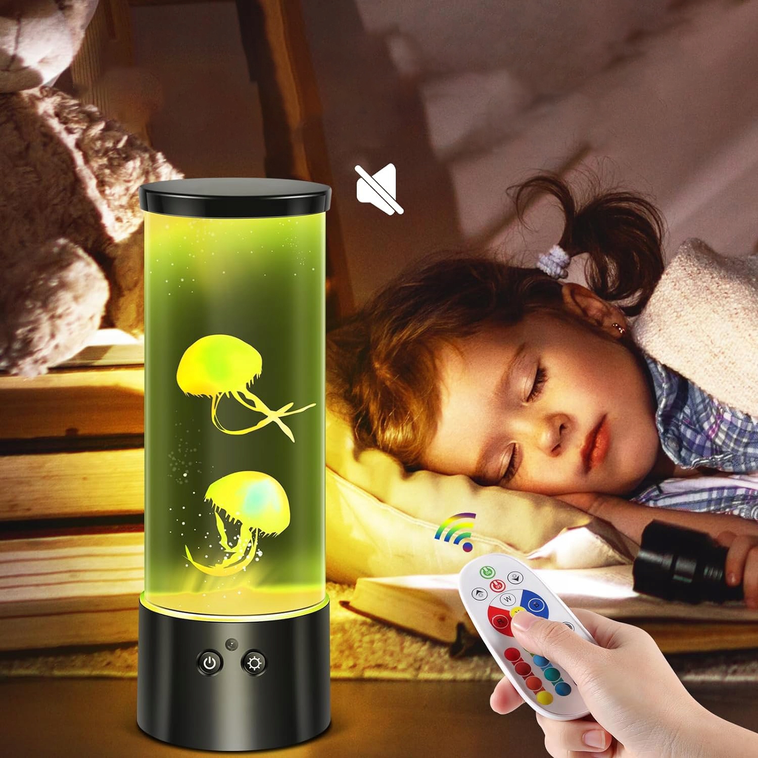 NOWOCZESNA LAMPA STOŁOWA LED JELLYFISH RGB 17 KOLORÓW 29CM Rodzaj gwintu wymienny moduł LED