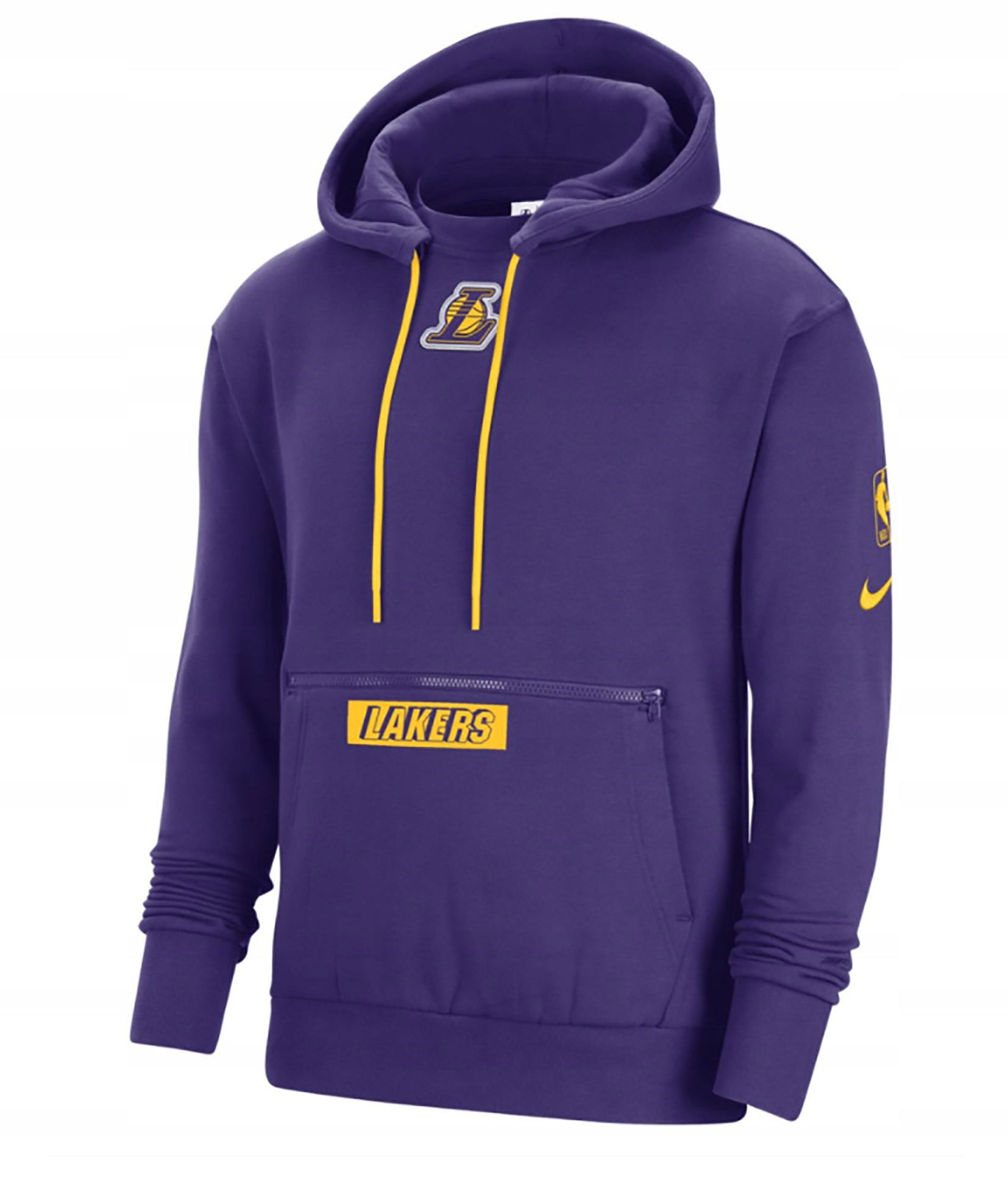 Pánská Mikina Nike Nba Los Angeles Lakers Volná Teplá DN4706-504 S