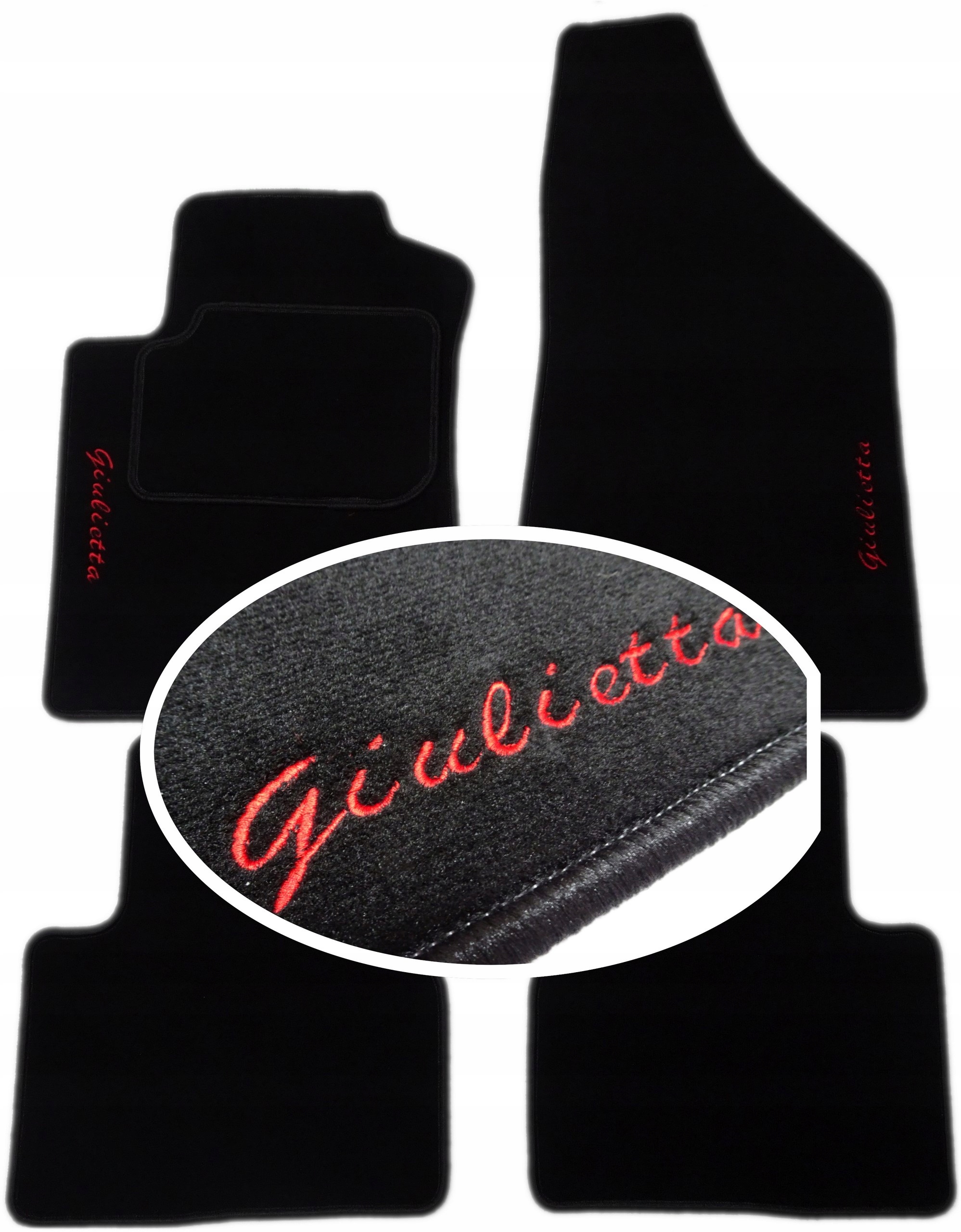 Alfa Romeo Giulietta коврики премиум + вышивка PH2