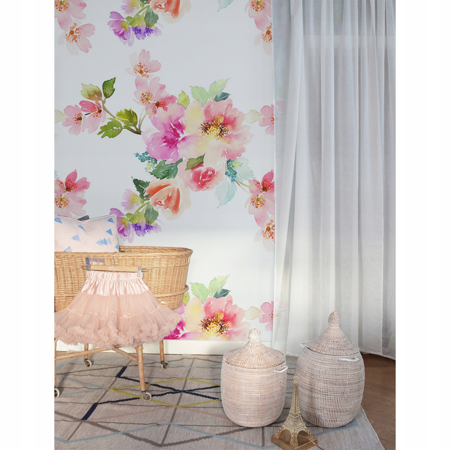 

Fototapeta Kwiatowa akwarela MagicStick 104x70 cm