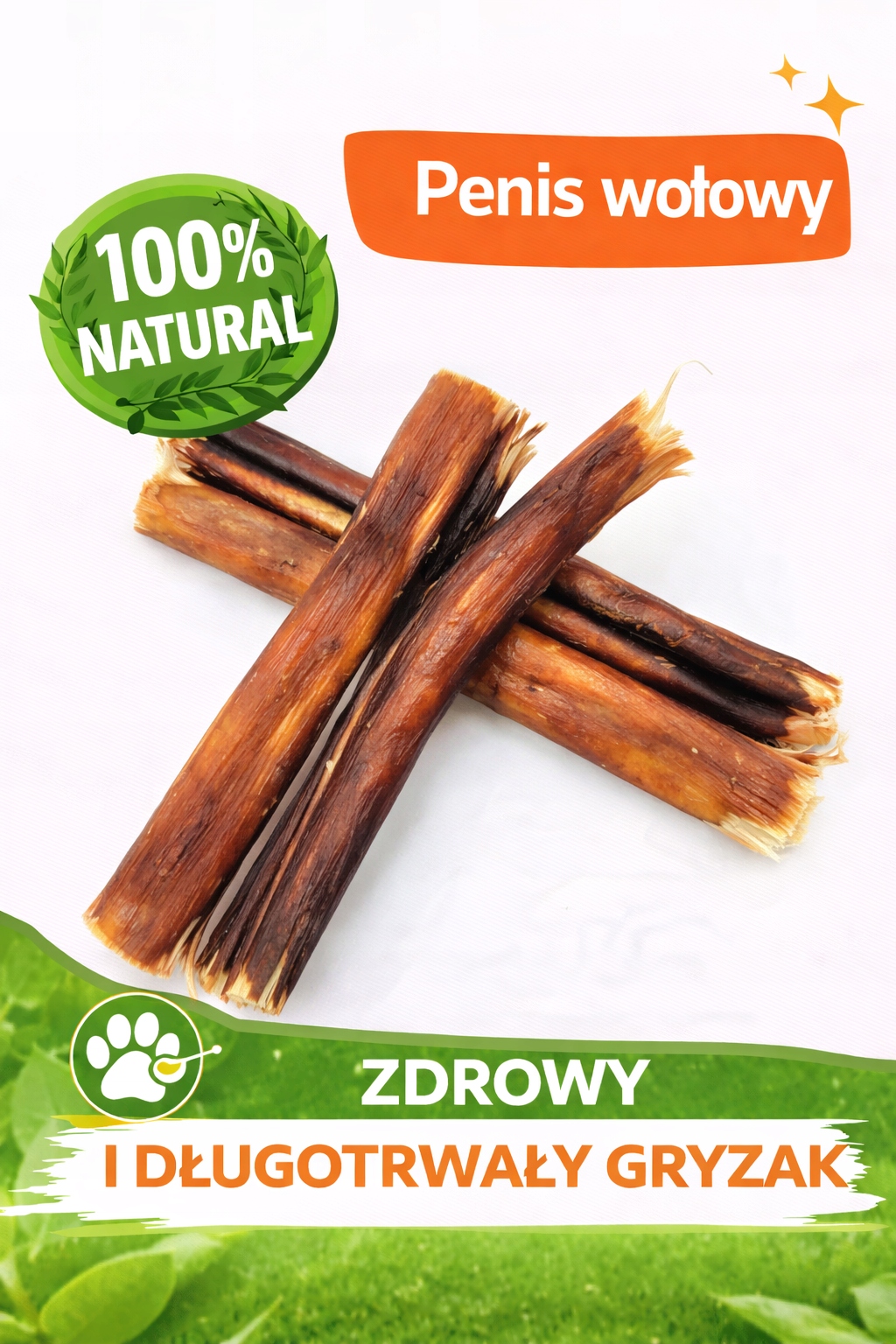 Levně Kousátko pro psy Numapet hovězí přírodní 10 Ks