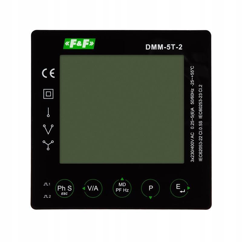 Indikátor parametrov siete DMM-5T-2 F&f
