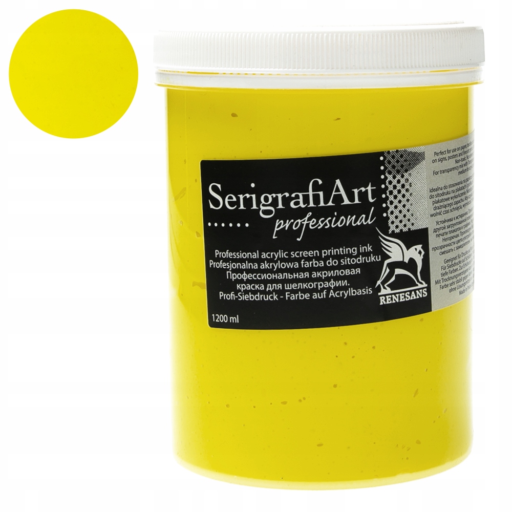 Barva pro sítotisk SerigrafiArt1200 Žluť Základ.