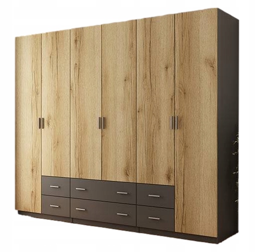 

Szafa garderoba meblościanka 270 cm 6 szuflad