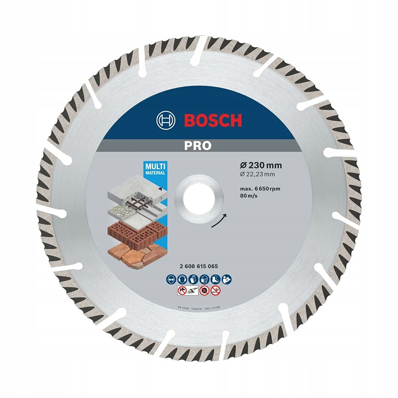 Tarcza diamentowa Bosch 230mm segmentowa, profesjonalna, uniwersalna