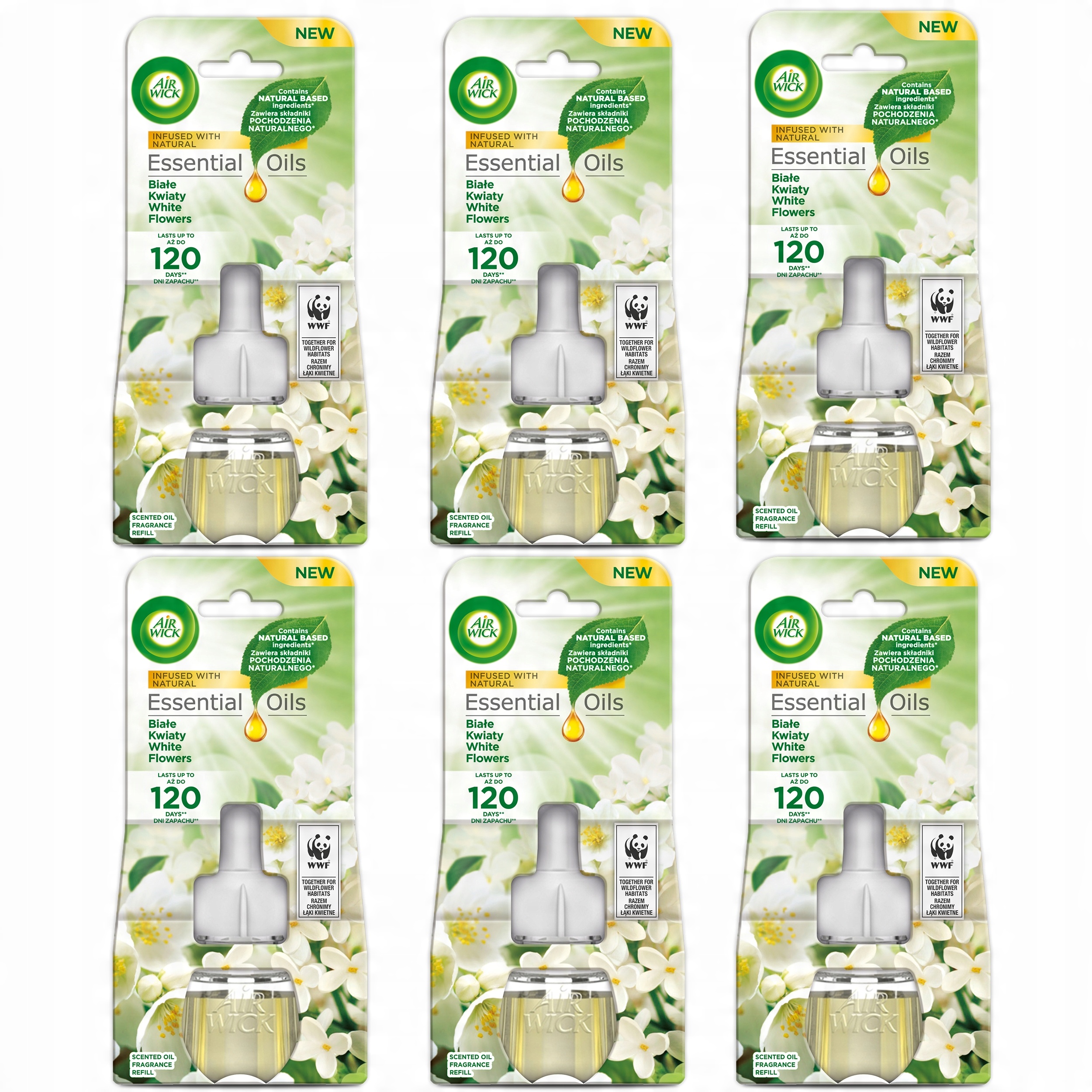 

Air Wick Odświeżacz Elek Bia Kwia 6*19ml Zapas Wkł
