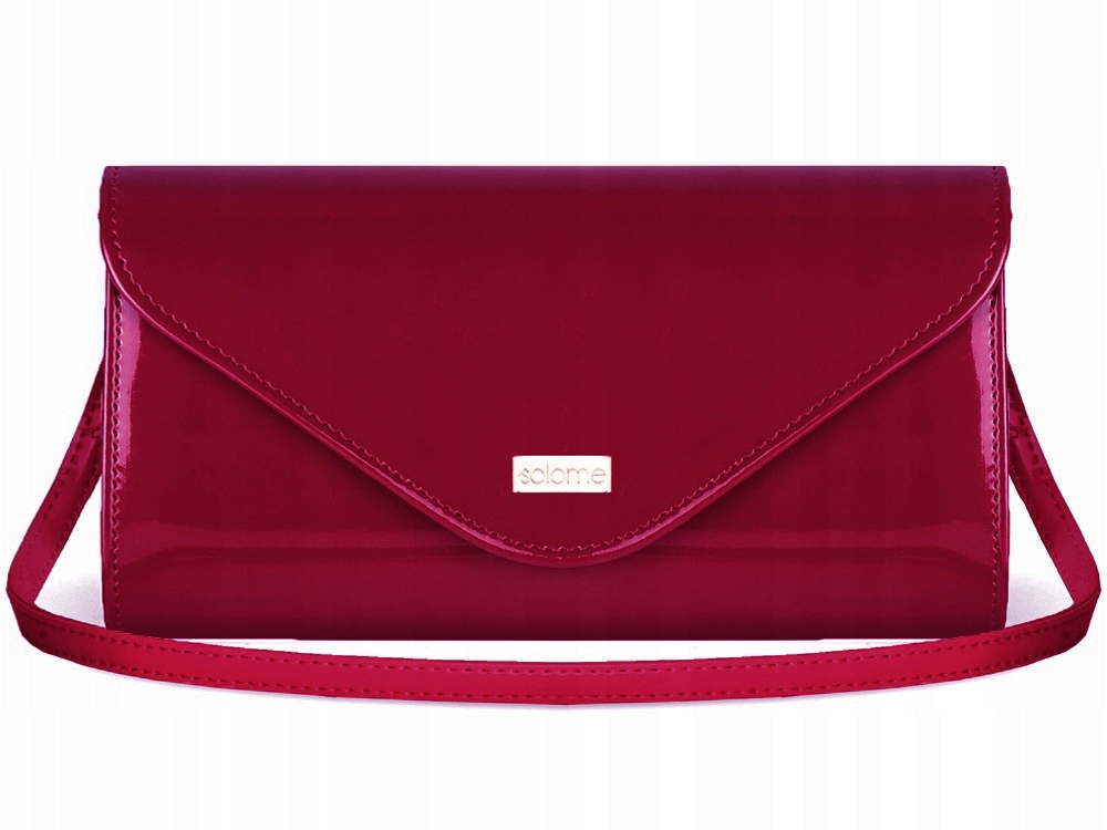 

Ciemna Fuksja Kopertówka Torebka Solome L5 Lakier