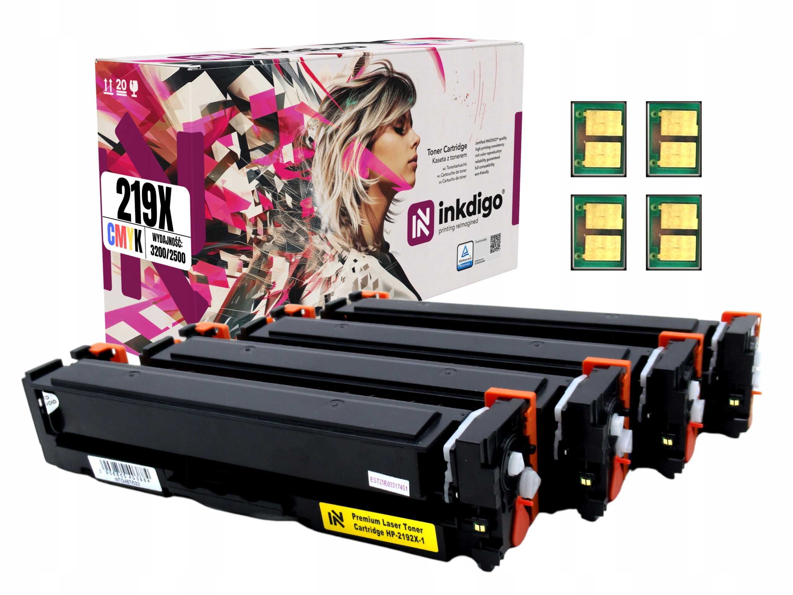 Tonery pro Hp Color Laserjet Pro 3202Dw 3202Dn 3302Sdw 3202Fdw 3302Fdn Chip