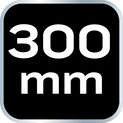 72-213 Przymiar liniowy 30 cm, stal nierdzewna Szerokość 27 mm