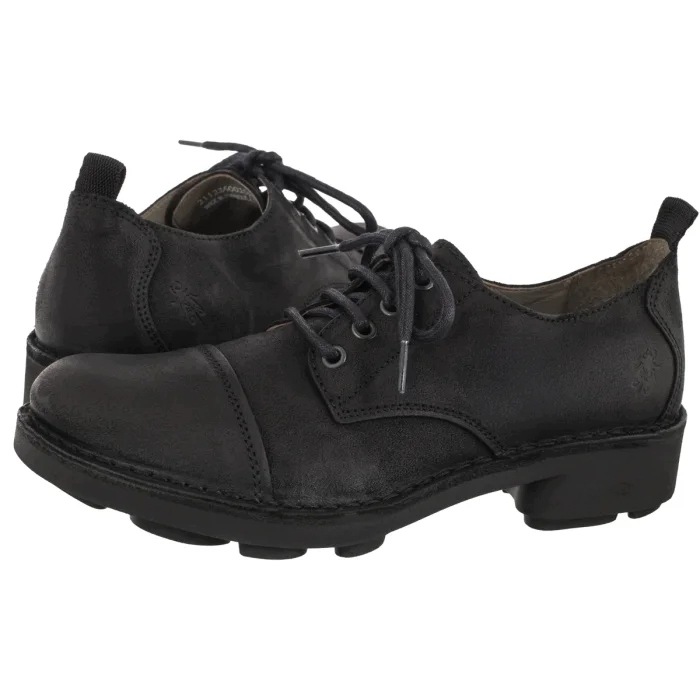 Pánské polobotky Fly London Antqsuede Black P211226002 Černé