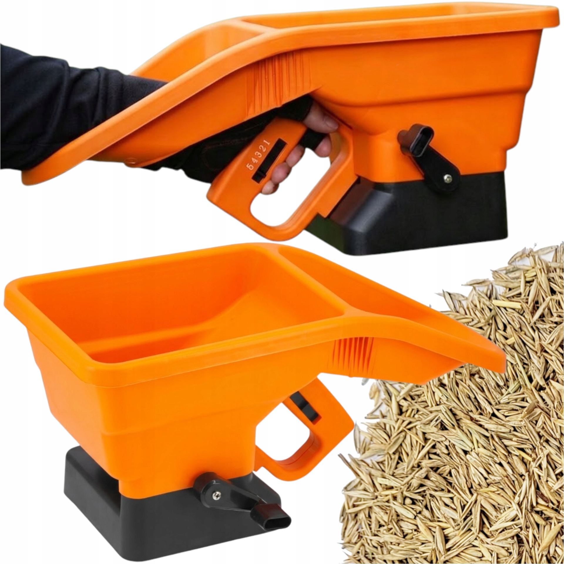 Zahradní Secí Stroj Pro Trávy Hnojení Solných Semen A Písku 3L Rotační Výsev