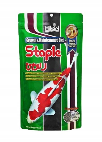 HIKARI STAPLE MEDIUM 500GR POKARM DLA RYB KOI
