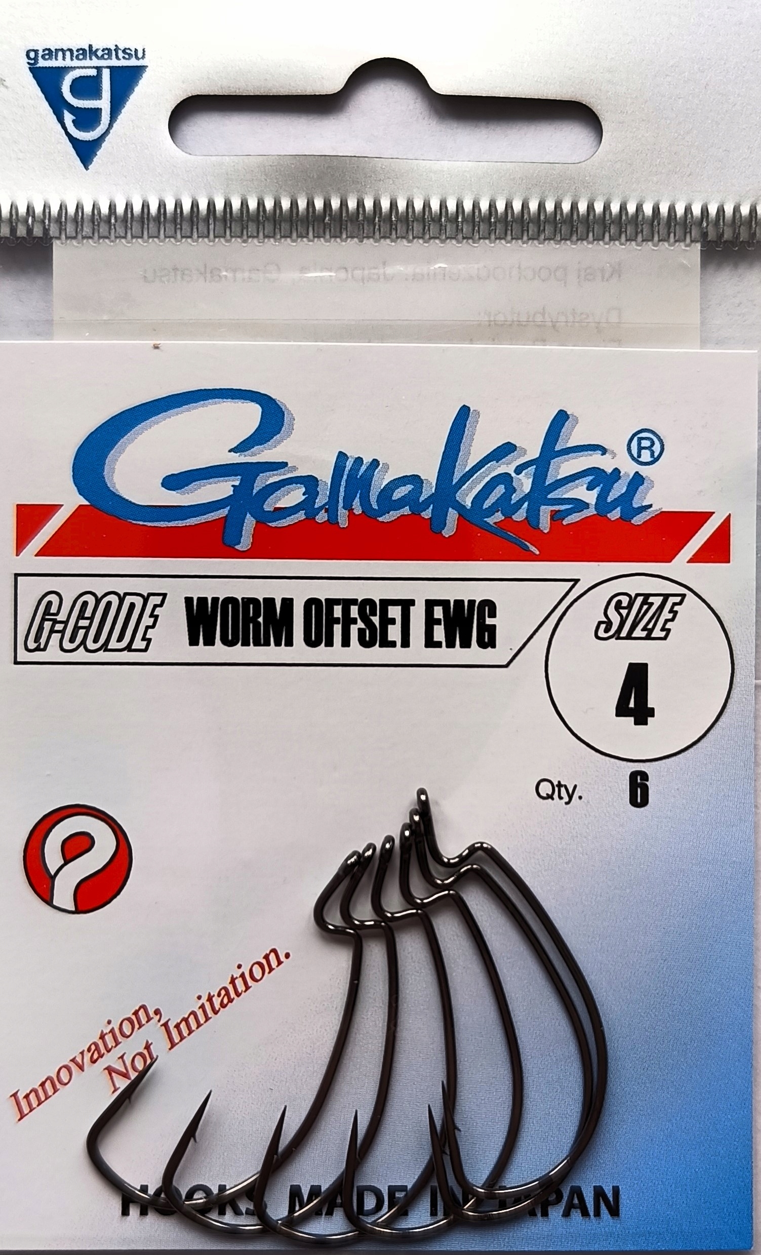 Haki Gamakatsu Worm Offset Ewg rozm. 4 Dropshot