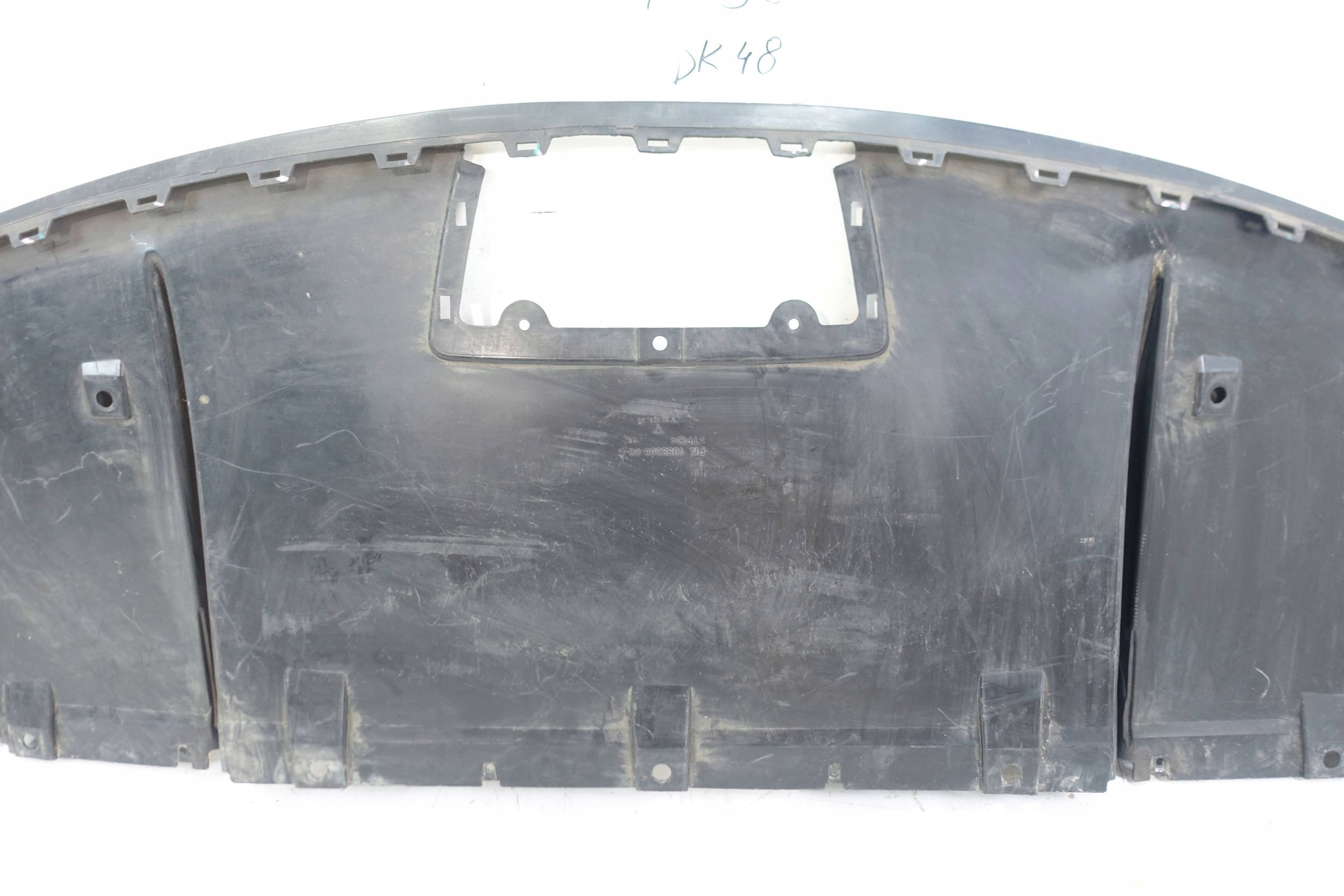 SPOILER diffuser cover chassis of a bumper rear part TESLA MODEL X 2015- 105835600C