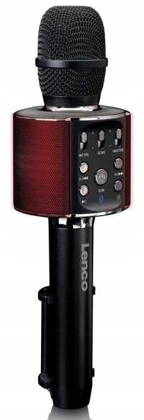 Mikrofon Lenco BMC-090 Karaoke Głośnik Bluetooth Czarny