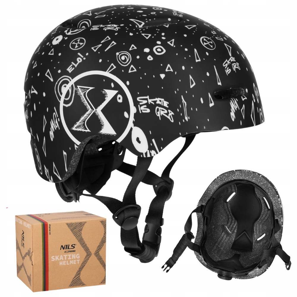 Kask Na Rolki Rower Regulowany In-mold Wentylowany Dla Dziecka 48-52 cm