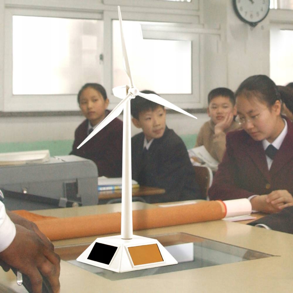 MODEL DIY TURBINY WIATROWEJ WIATRAKI ZASILANE ENERGIĄ SŁONECZNĄ ZABAWKI Kod producenta JY08385