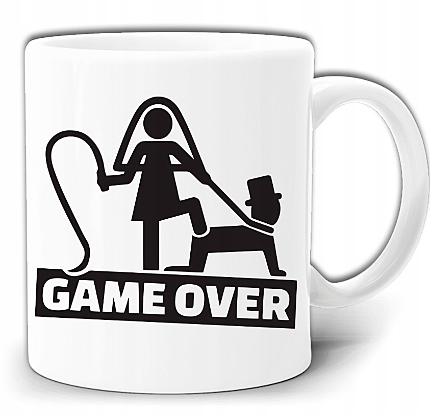 

Game Over Śmieszny Kubek + Pudełko GW289