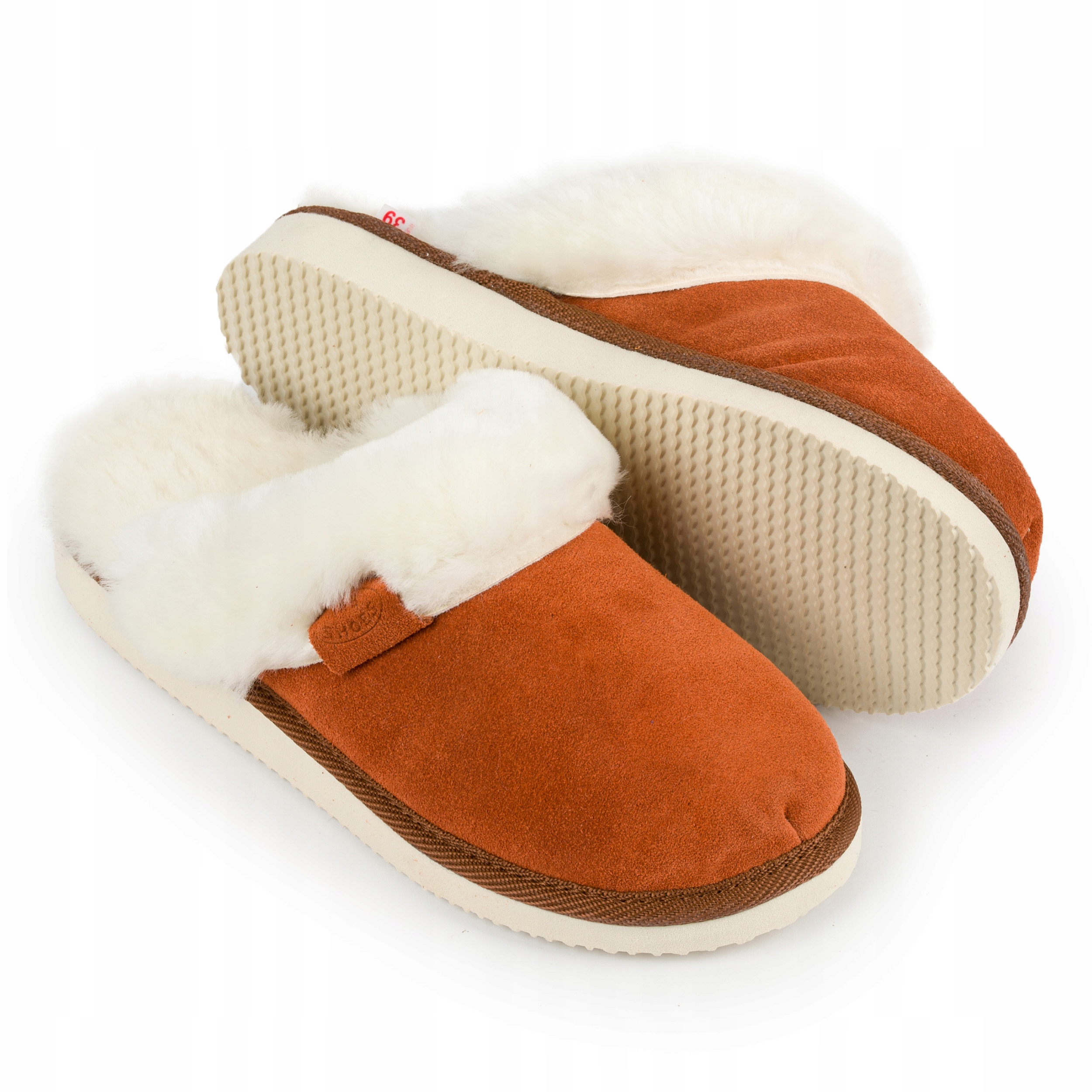 Dámské Pantofle IreShoes Premium teplé domácí Sandále s vlnou, vel. 38