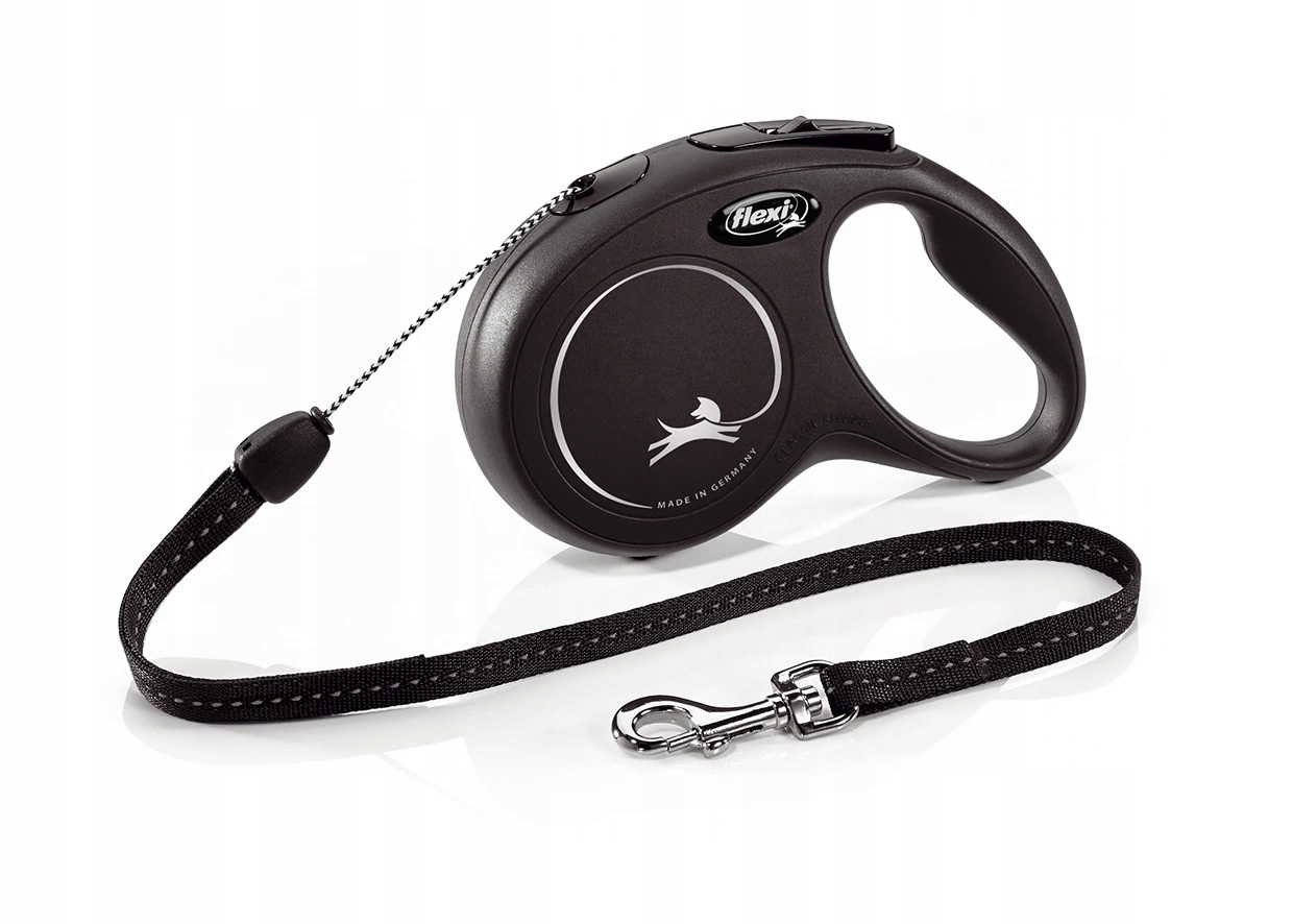 Levně Flexi New Classic S šnůra 8m/12kg černá