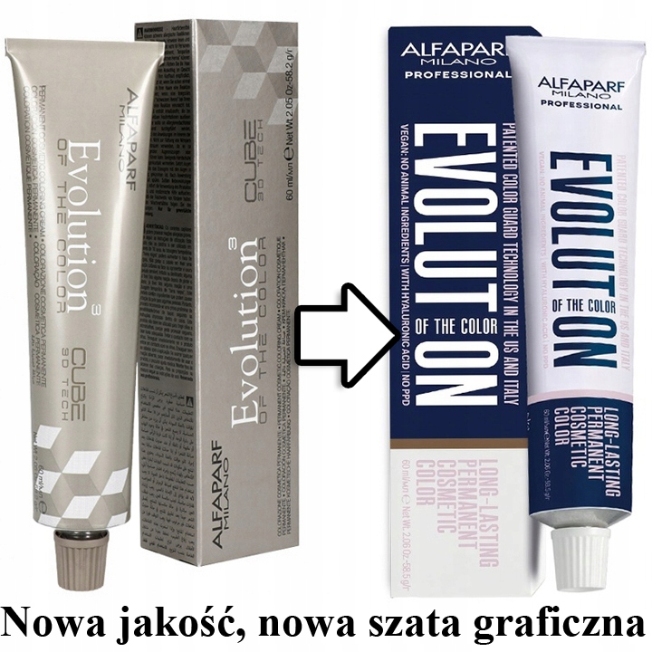 ALFAPARF EVOLUTION OF THE COLOR PROFESJONALNA FARBA DO WŁOSÓW 8.21 60ML Marka Alfaparf