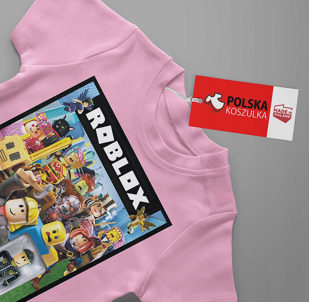 T-SHIRT KOSZULKA DLA DZIECKA ROBLOX 164 SUPER JAKOŚĆ Tematyka, motyw Bluzaka Z Krótkim Rękawem Na WF Sportowa Młodzieżowa Z Nadrukiem Wzory Dziecięca Dla Chłopaca Dziewczynki Prezent