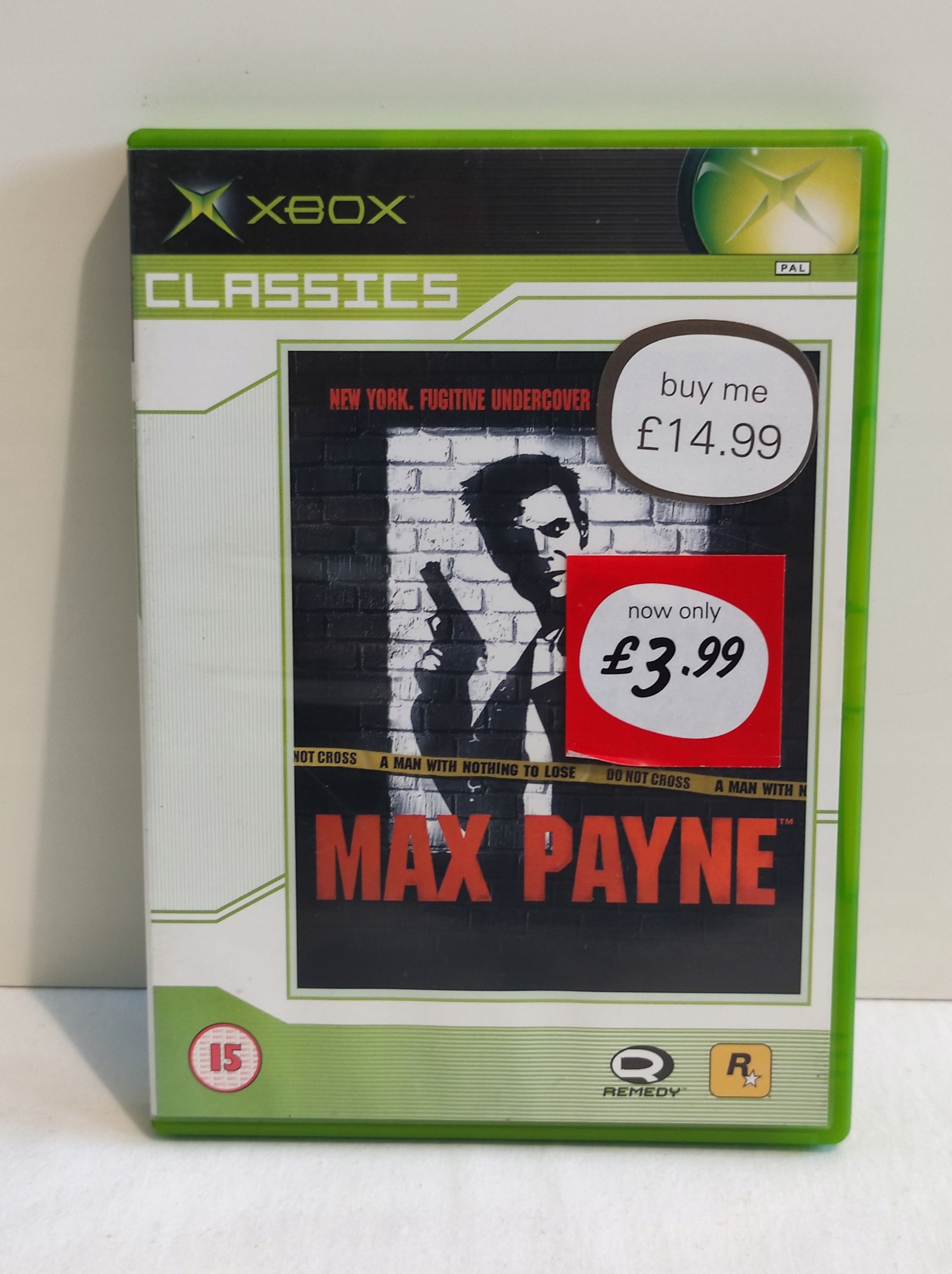 MAX PAYNE XBOX Microsoft Xbox