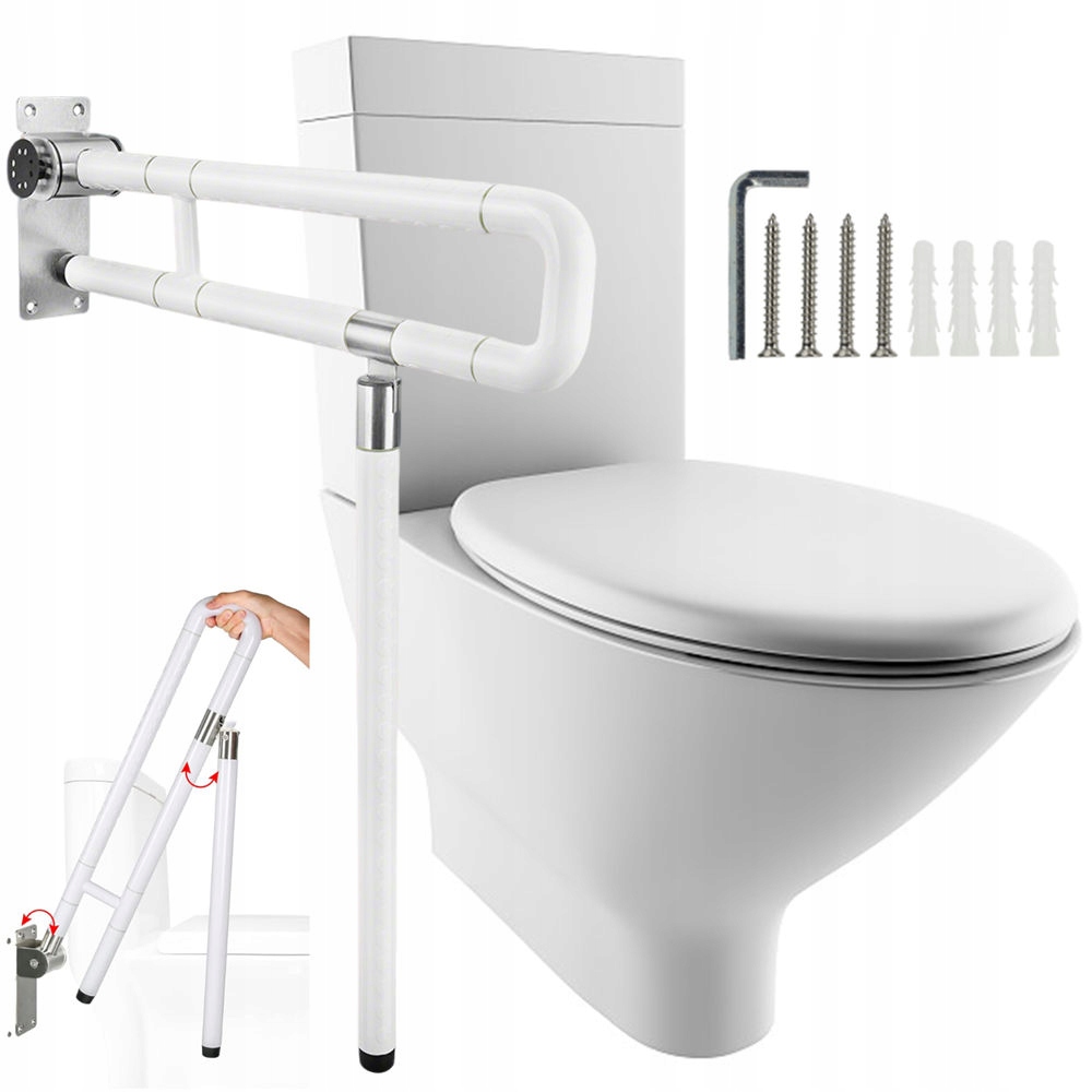 Uchwyt Składany 60cm łazienkowy niepełnosprawnych Kobiety w ciąży