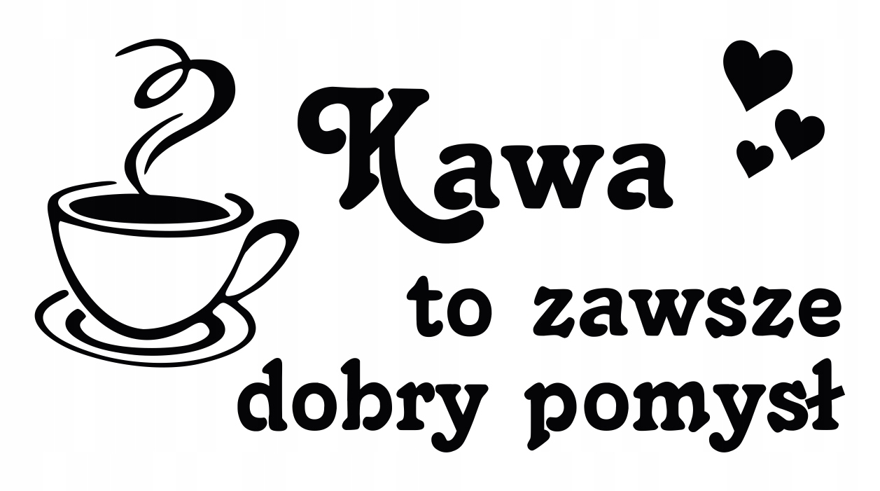 

Naklejki na ścianę kuchnia jadalnia naklejka Kawa