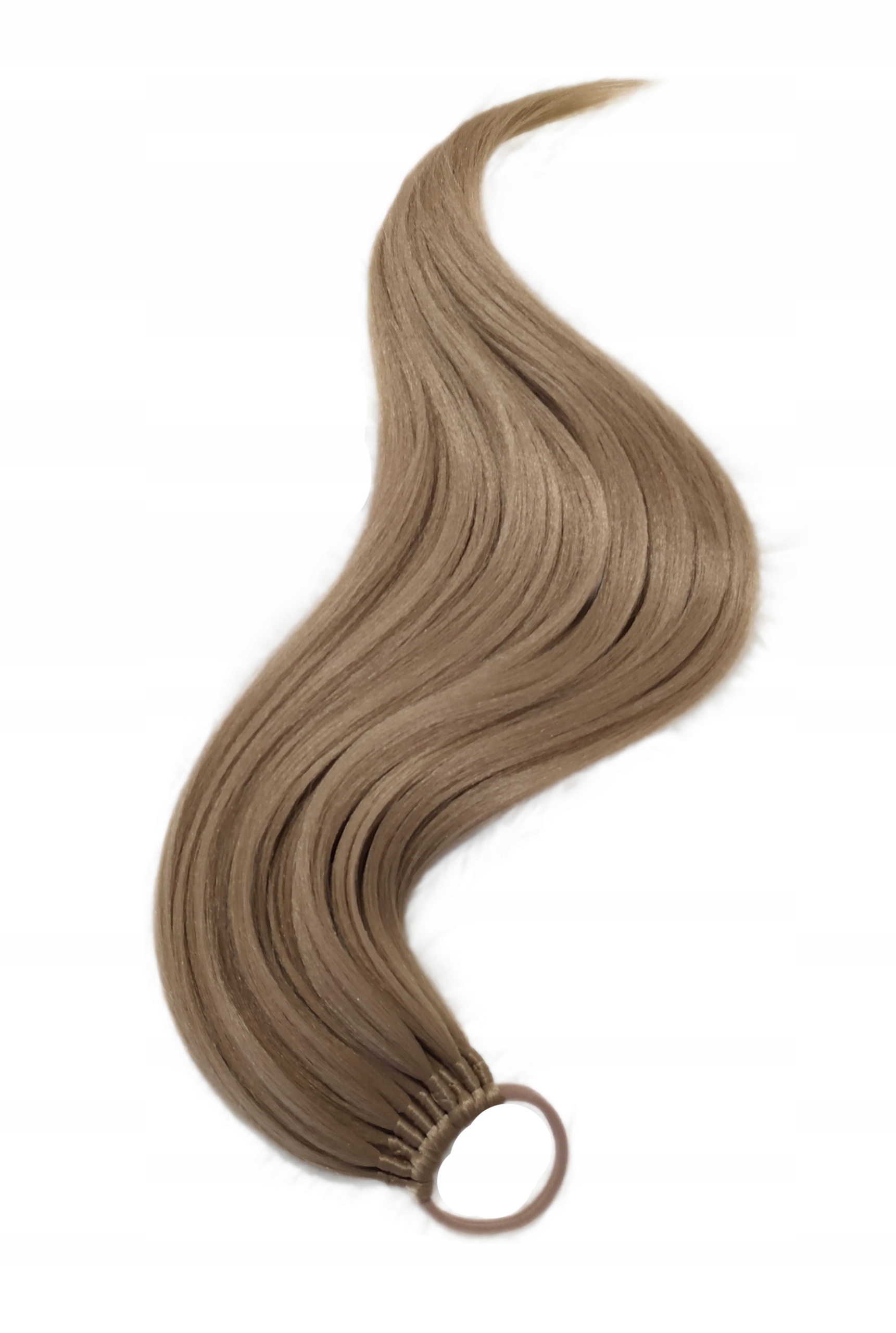 Kucyk Doczepiany Na Gumce, Treska, blond, Naturalna Blondynka, 50cm