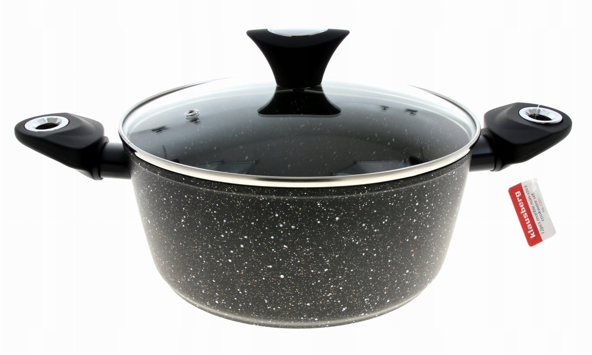 Zestaw Garnków GRANITOWYCH 12el GARNKI INDUKCJA 01 Liczba elementów w zestawie 12