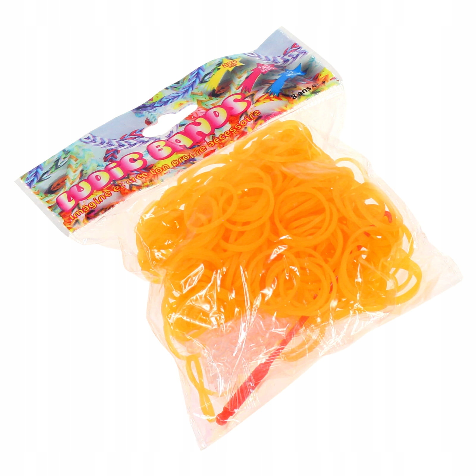 

Gumki do bransoletek Loom Bands 250 szt. Pomarańcz