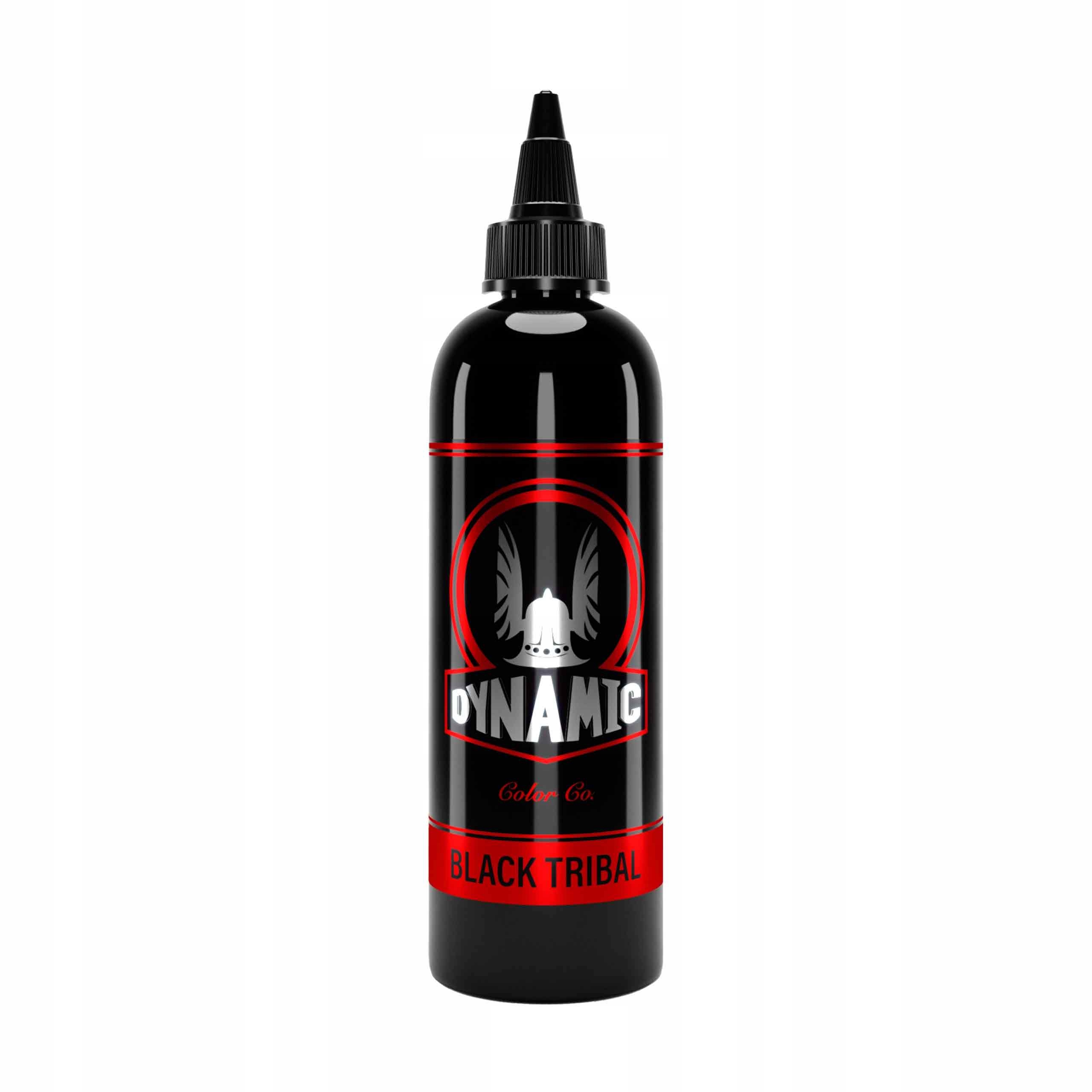 Dynamic Black Tribal 240 ml Farba do tatuowania Tusz Czarna Reach