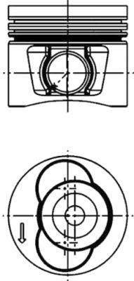 Píst Kolbenschmidt 40 715 600