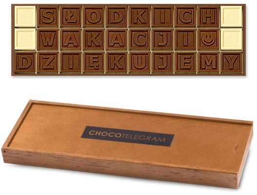 Czekolada Na Zakończenie Roku dla wychowawcy Słodkich wakacji